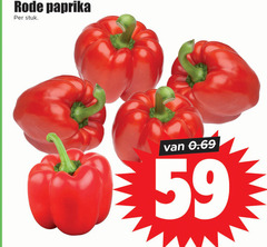  paprika rode stuk 