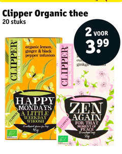  clipper thee 2 20 organic stuks natural fair lemon ginger black pepper infusion 3.99 ginkgo happy little plastic free zen again for moment peace bags 