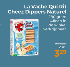  la vache qui rit kaassnacks cheez dippers naturel 