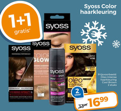  syoss haarkleuring 1 2 40 color glow permanent coloration spray oled intense luxurious cool brown stuks 