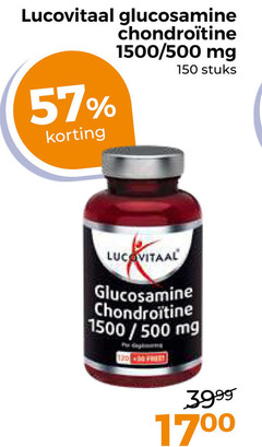  lucovitaal voedingssupplement 150 glucosamine chondroitine 1500 500 mg stuks 17 