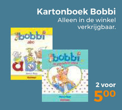  babyboekjes 2 500 kartonboek bobbi abc 