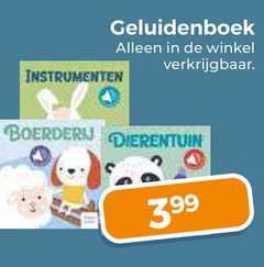  geluidenboeken geluidenboek instrumenten boerderij dierentuin 