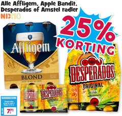  amstel desperados affligem speciaalbieren 6 25 33 apple bandit radler nix18 anno 7 blond zacht rijk belgisch abdijbier original pak 7.1 desperate beer 6x flavoured with agave 