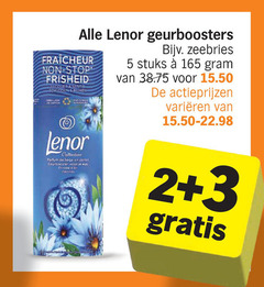  lenor wasverzachter 2 3 5 fraicheur stop zeebries stuks varieeren collection parfum booster 