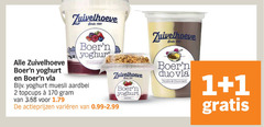  zuivelhoeve vla vruchtenyoghurt 1 2 yoghurt bosvruchten muesli aardbei topcups varieeren duo vanille chocolade 