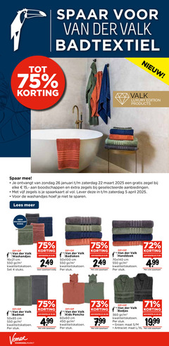  spaarakties 4 5 15 22 26 360 450 spaar der valk badtextiel luxury edition ontvangt januari zaterdag zegel zegels vijf spaarkaart lever washandjes sparen lees cm kwaliteitskatoen stuks badlaken stuk volle handdoek badmat 50x85 kids poncho badjas groen maat antraciet l xl 