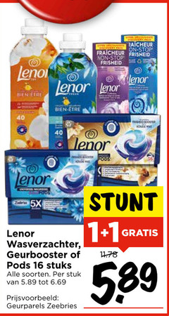  lenor wasverzachter 1 16 40 etre stop fraicheur wa 5x geurbooster stuks soorten stuk geurparels zeebries 5 