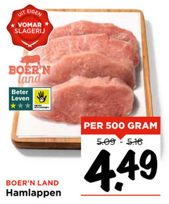  hamlappen 500 slagerij boer land beter leven 