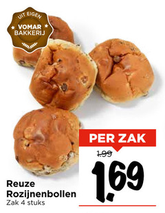  rozijnenbollen 4 bakkerij zak stuks 