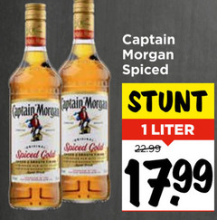  captain morgan rum 1 spiced liter gold 