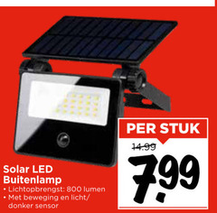  buitenlamp solar led lichtopbrengst lumen licht donker sensor stuk 