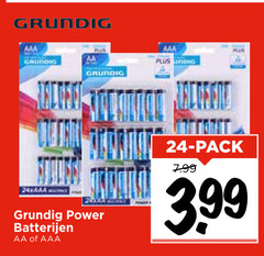  grundig batterijen 24 aaa power aa uno just pack 3.99 