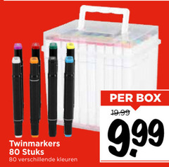  markeerstift 80 stuks kleuren box 