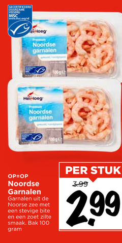  garnalen 100 gecertificeerd duurzame visserij www.msc.org nl ei premium noorse hei zee bite zoet zilte bak stuk 3.99 