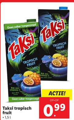  taksi fruitdrank 1 40 suiker tropisch fruit rijk vitamine zuivel 5 