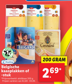  kaasplakken 200 tranches cheese mature mad bot creamy fromage belge belgischer belgische belgian abbey brigand corsendonk koeling t-stuk abdijkaas varieeren 2 69 3 99 