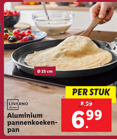  pannenkoekenpan 25 cm livarno home aluminium pannenkoeken pan stuk 