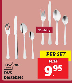  besteksets 16 delig livarno home rvs bestekset 