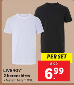  heren t-shirt 2 livergy herenshirts maten xxl 6 99 