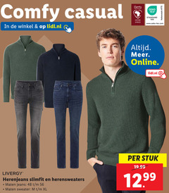  heren sweater jeans 48 100 comfy-cat casual lidl.nl supporting initiative cotton africa standard hohenstein online livergy herenjeans slimfit herensweaters maten xl stuk 