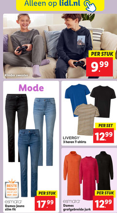  dames jeans 3 lidl.nl good da ahead you them kinder sweater mode setting started stuk livergy heren shirts 12 99 jaar nederlandse esmara slim fit grofgebreide jurk 