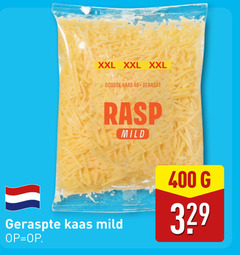  geraspte kaas 400 xxl goudse 48 geraspt rasp mild 