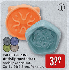  voerbak cachet rome antislip voederbak ca. cm stuk 