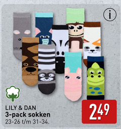  meisjessokken jongenssokken 3 lily pack sokken 