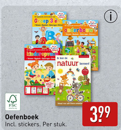  kinderboeken 3 100 spannende avonturenboek stickers groep tekenen raadsels quizvragen sticker onderbouw fsc www.fsc.org leer natuur media kleine oefenboek stuk 