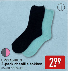  damessokken 2 pack chenille sokken 