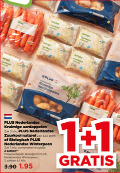  zuurkool winterpeen aardappelen 1 2 3 5 9 5000 1.3kg kruimige biologisch vezels naturel nederlandse bodem koken bakken poffen kruin zak kilo combineren zakken win 