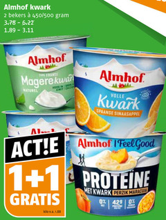  almhof kwark 1 2 bekers 450 500 naturel hood brew eiwit calc kilo v.a. volle spaanse sinaasappel feel good proteine perzik maracuja 