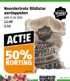  bildstar aardappelen 1 10 50 noordertrots bildtstar zak kilo trots appelen noorden noorder 