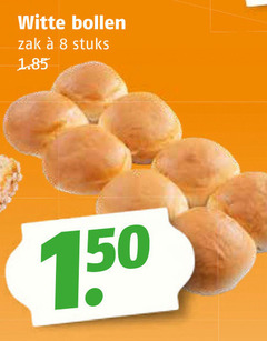  bolletjes 8 150 witte bollen zak stuks 