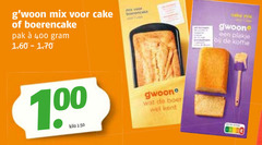  gwoon cakemix 100 400 mix cake boerencake pak kilo boer plakje koffie 