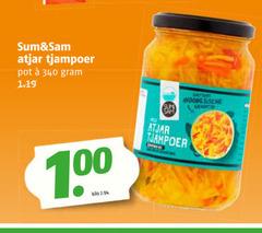  sum and sam atjar 100 tjampoer pot kilo indonesische 