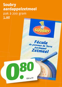  200 soubry aardappelzetmeel pak pommes aardappel zetmeel kilo 