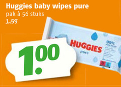  huggies billendoekjes 99 100 baby wipes pak stuks 