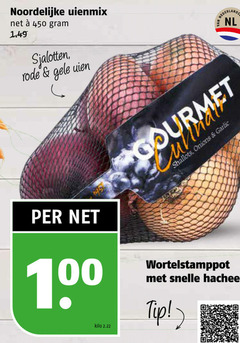  uien 100 450 noordelijke uienmix sjalotten rode gele nederlandse nl gourmet onions garlic kilo hachee tip 