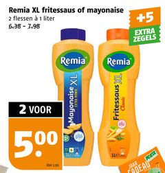  remia mayonaise fritessaus 1 2 5000 xl flessen liter 5 zegels romig classic jaar cadeau 