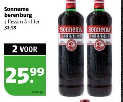  sonnema berenburg 1 2 flessen liter 