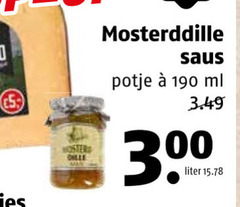  saus c5 dille mosterddille potje ml liter 