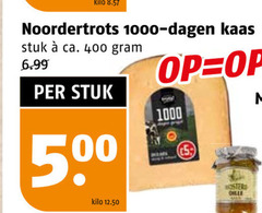  kaas 400 1000 kilo noordertrots dagen stuk ca. 50 c5 dille 