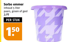  sorbo emmer 5 150 inhoud liter paars groen geel stuk 