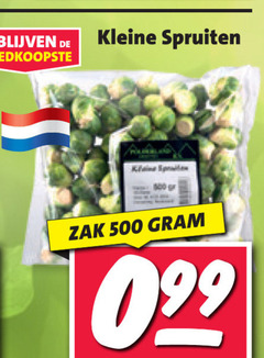  spruitjes 500 kleine spruiten zak 