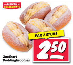  roombroodjes 2 250 puddingbroodjes pak stuks 