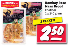  naanbrood 2 240 brood bombay rose knoflook pakken 