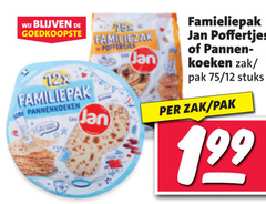  jan pannenkoeken poffertjes 12x familiezak san pannen koeken zak pak 12 stuks 