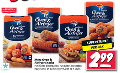  mora bitterballen kroketten snacks 16 four oven airfryer hapjes mok bouches rundvlees croquettes viandel tranches bami diepvries mix bamischijven pak stuks 